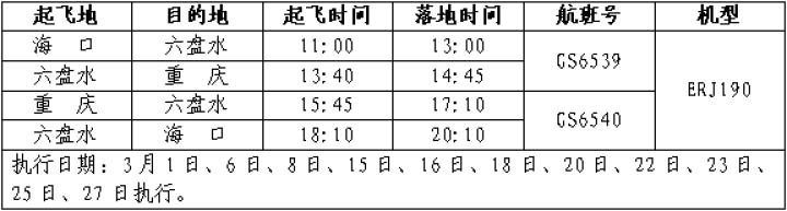 六盘水机场今日航班时间表,六盘水机场逐步恢复部分航线航班