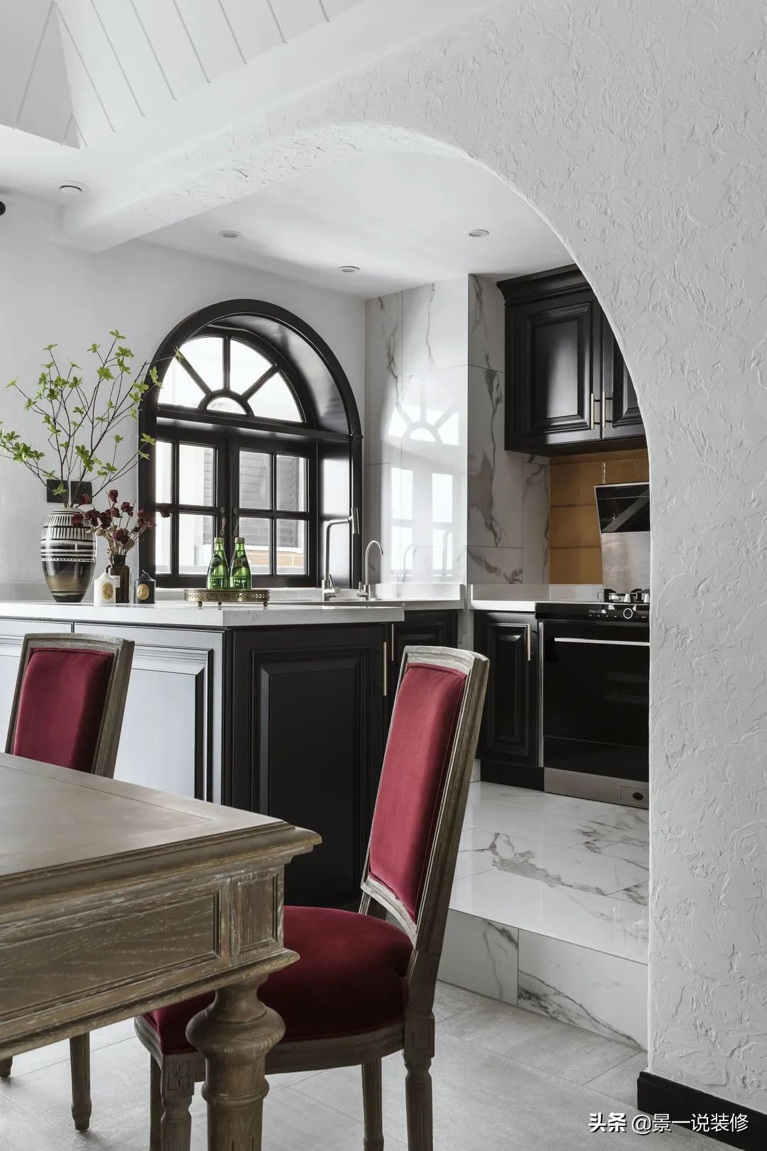 146㎡四室改三室，美式乡村混搭风，装修花费58万，漂亮