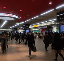 日本jr新宿,日本jr新宿站通道