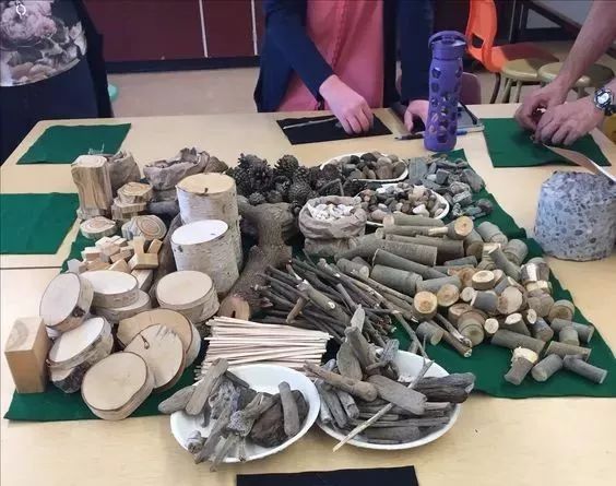 100种创意树枝,幼儿园手工装扮树枝