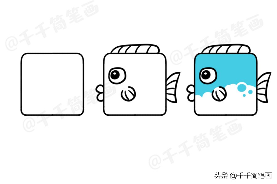 100个动物简笔画老虎,30种动物简笔画