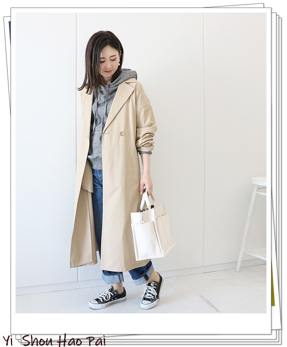 thombrowne灰色卫衣5码上身效果,灰色日系卫衣