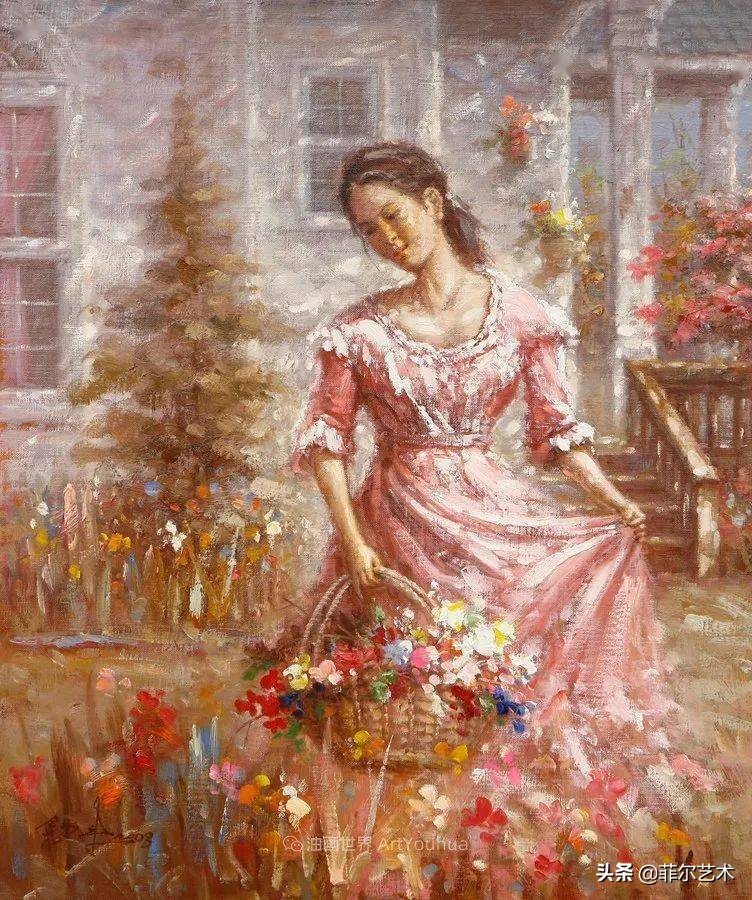 韩国画家朱世柱的作品非常出色，温暖、音乐和神秘