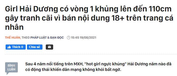 越南“巨乳辣妹”因在个人主页推出付费内容，引争议