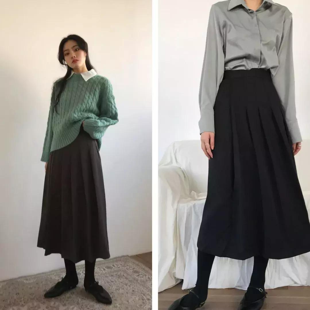 韩国小姐姐九分裤穿搭冬季,小姐姐的穿法你学会了吗