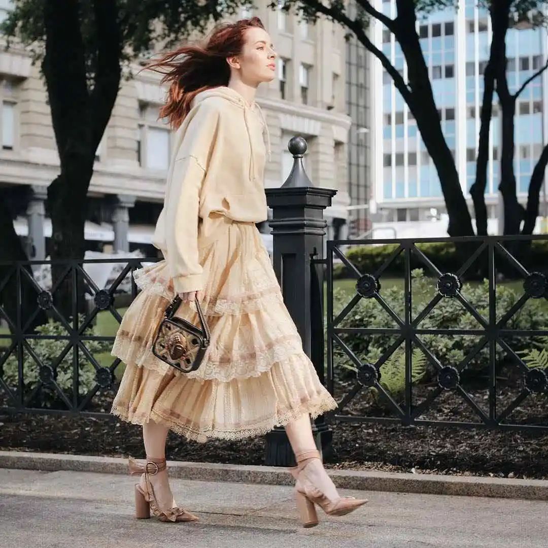 泡泡袖蛋糕裙怎么做,泡泡袖蛋糕裙怎么搭配