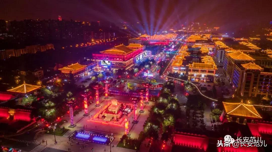 大唐不夜城照片精修,大唐不夜城图片美景实拍