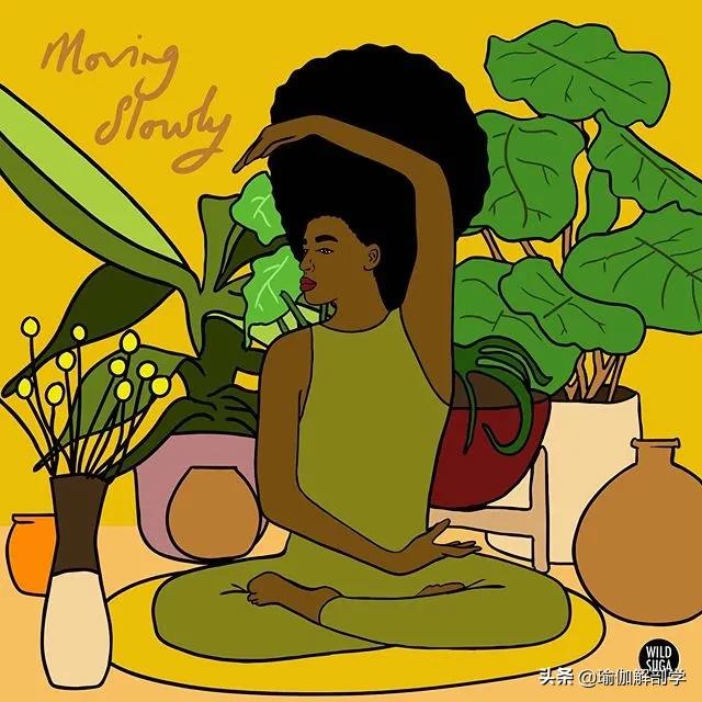 瑜伽小人唯美漫画,瑜伽倒立漫画图片