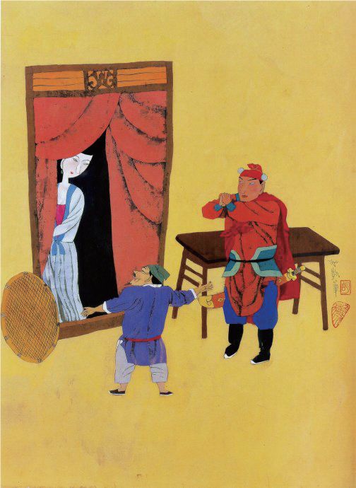 这里有你没看到过的《*瓶金**梅》插画