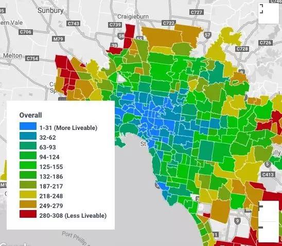 墨尔本房市最好的区域 (20年澳洲房产最新数据)