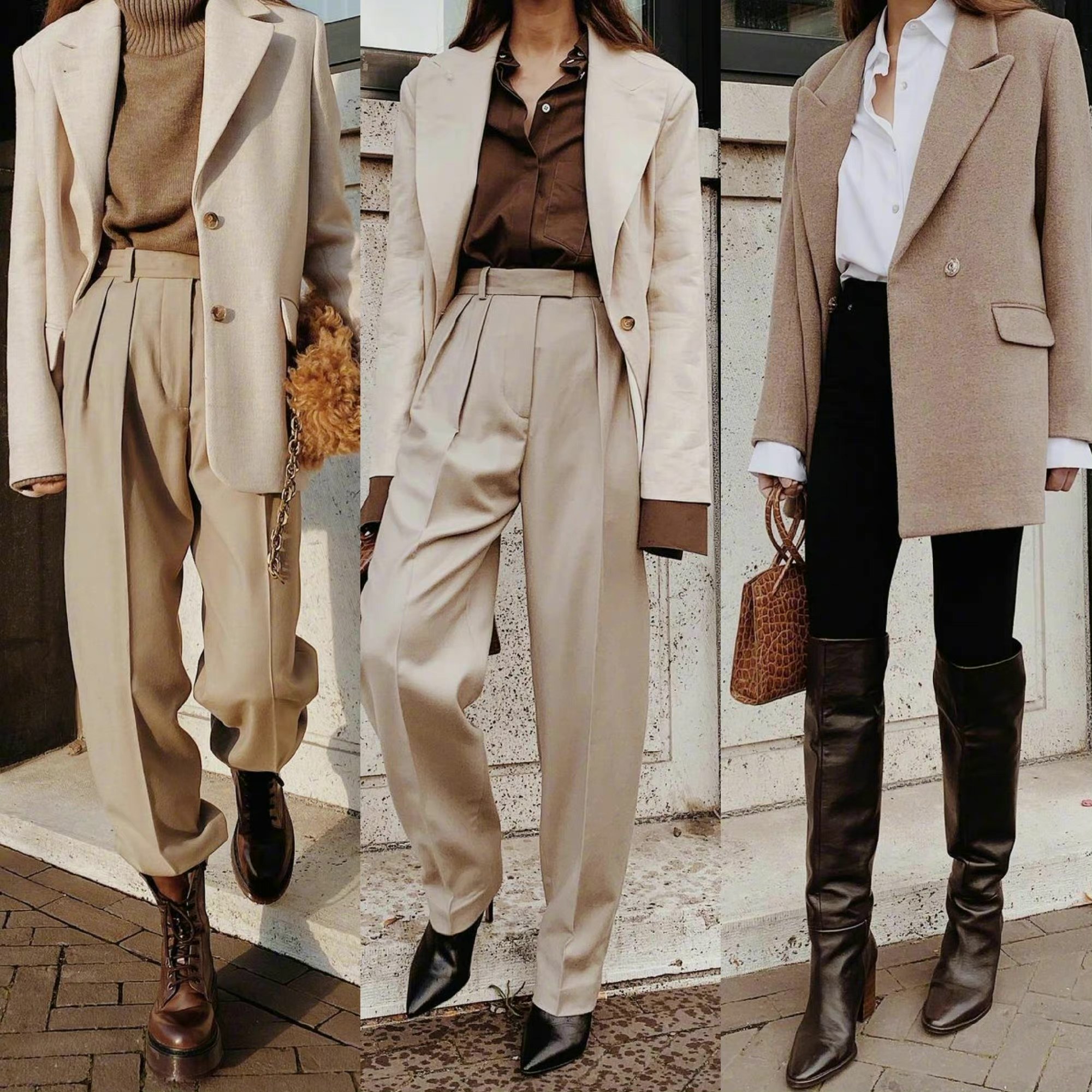 西装裤简单,简单西装裤搭什么衣服