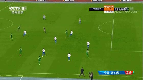 奥古斯托脚低射,奥古斯托侧钩进球