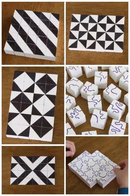 3-6岁亲子益智手工简单,超简单的益智手工