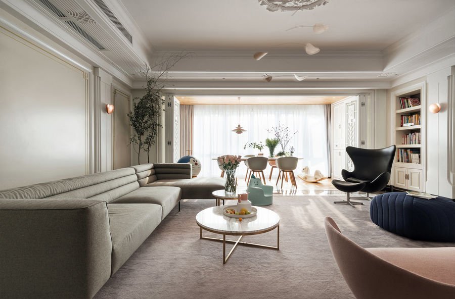 成都平层设计效果图,成都47.5平方平层公寓装修效果图