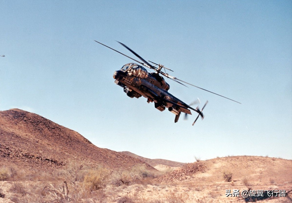 贝尔高速复合式直升机初尝试，加装喷气发动机和机翼的贝尔533