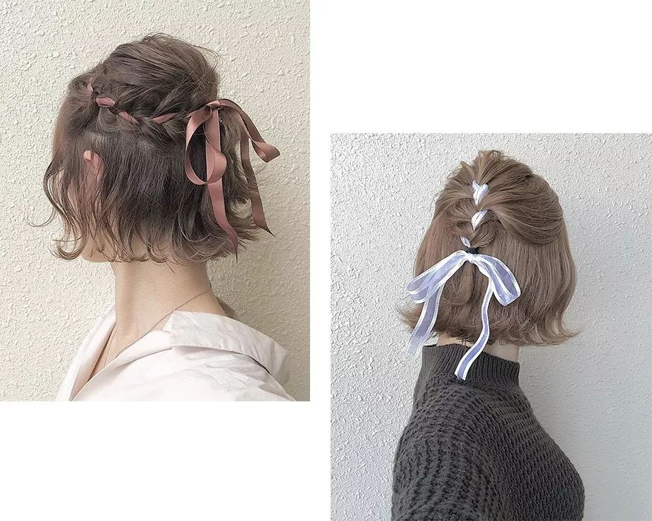 儿童编发简单漂亮短发10-12岁马尾,真的超简单的短发吸睛编发教程