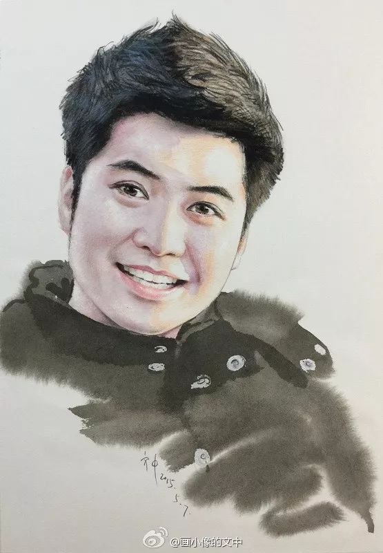 比起打印画,美院毕业的他,笔下这种彩铅水彩画才好看哭了~