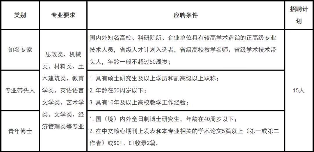 年薪20万招聘要什么条件,年薪80万100万安家费面议