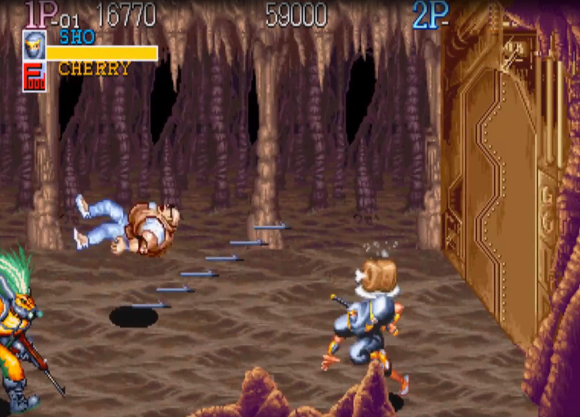 怀旧经典街机《名将》:打击改造人犯罪集团,四兄弟拯救银河系