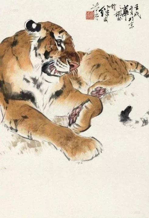 刘继卣画老虎,刘继卣的老虎画得最好