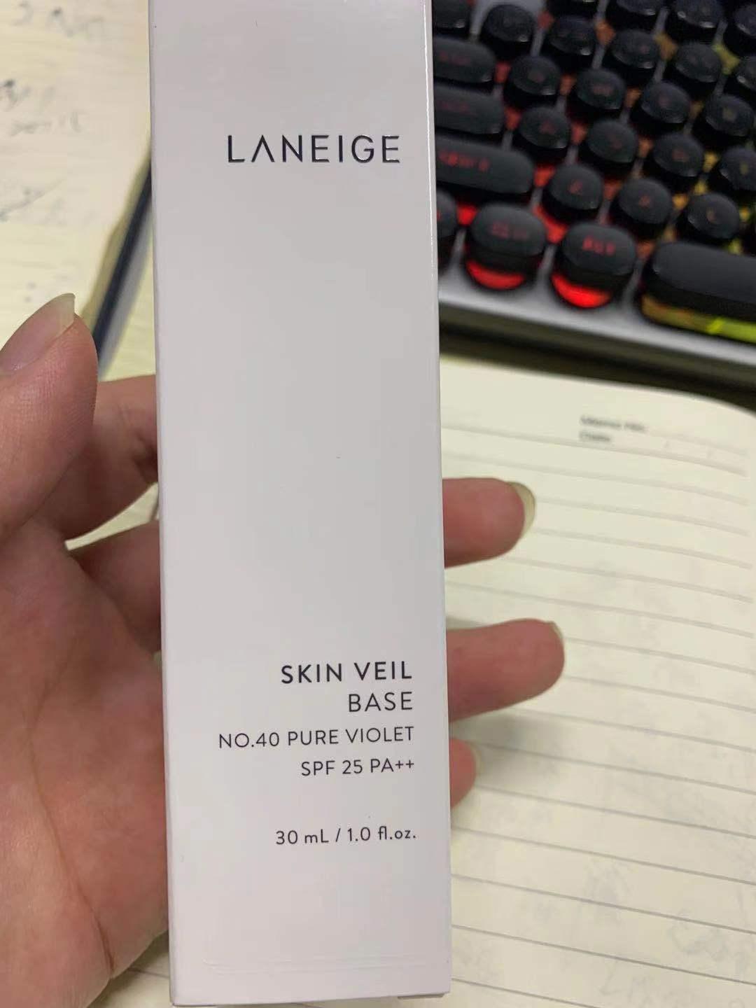 laneige兰芝防晒隔离霜遮瑕三合一,兰芝laneige雪纱丝柔隔离霜