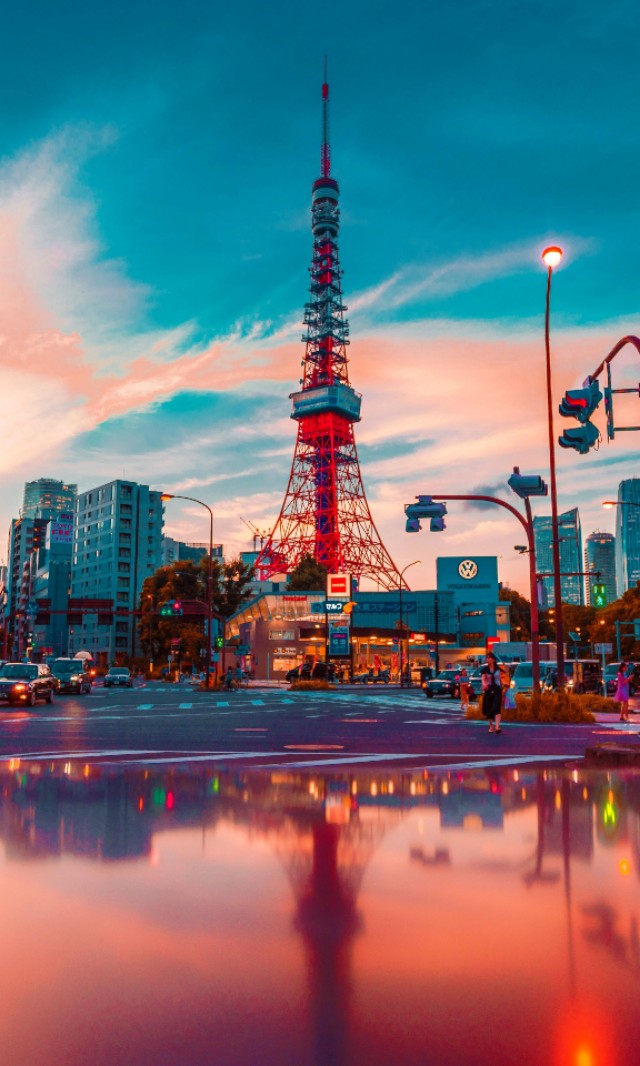 电脑壁纸萌宠超清4k原图,城市风景插画4k高清壁纸