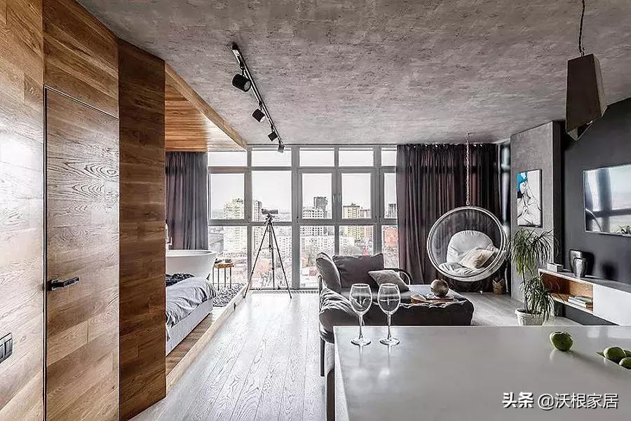 水泥楼板裸出高级感,裸感水泥