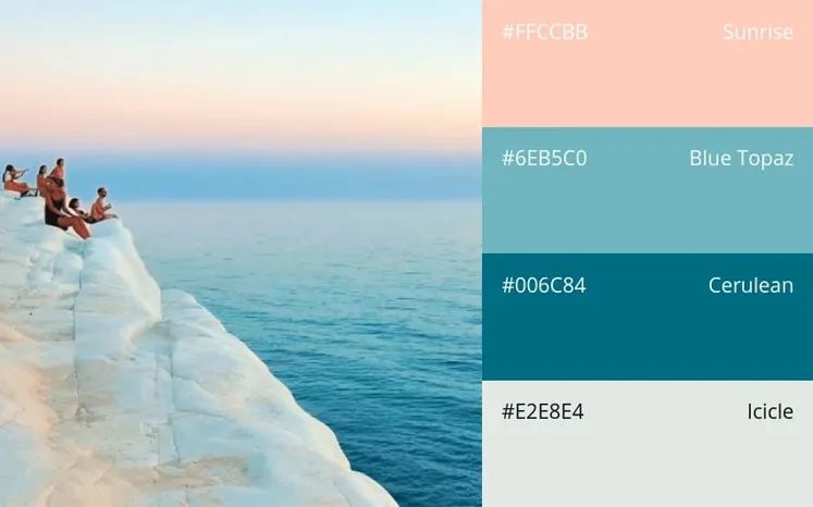 100种颜色组合及如何应用（三、旅行篇）