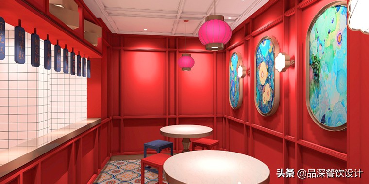 上海新颖的餐饮店设计,复式小吃店设计推荐