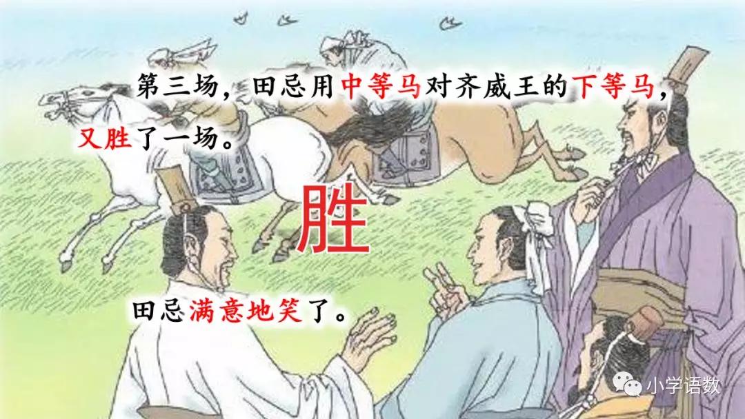五年级第16课语文田忌赛马讲解,五年级下册16课田忌赛马全部笔记