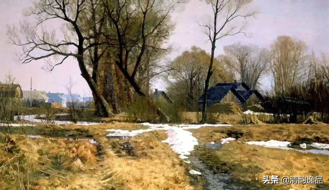 俄罗斯画家经典油画风景作品欣赏,俄罗斯艺术家尤金油画