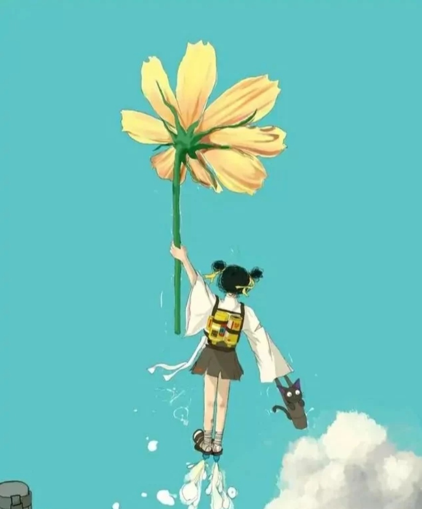 卡通头像可爱呆萌油画,油画风头像卡通