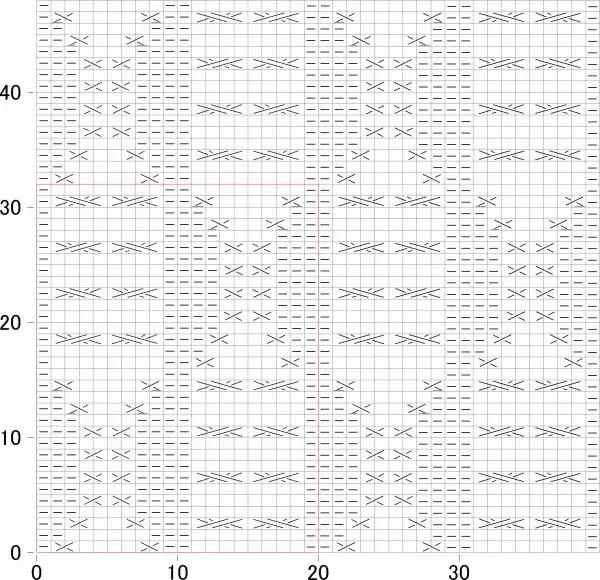 毛衣编织挖掘机花样图解,一品红毛衣编织花样图解