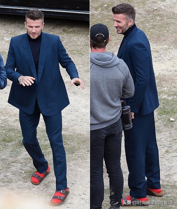 贝克汉姆穿搭西装,贝克汉姆穿黄衣服