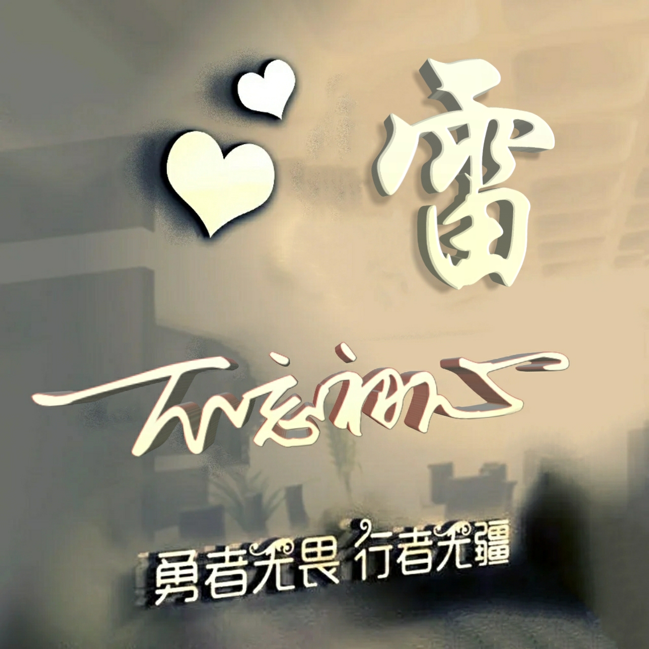 勇者无畏励志姓氏头像王,行者无疆勇者无畏智者无惧