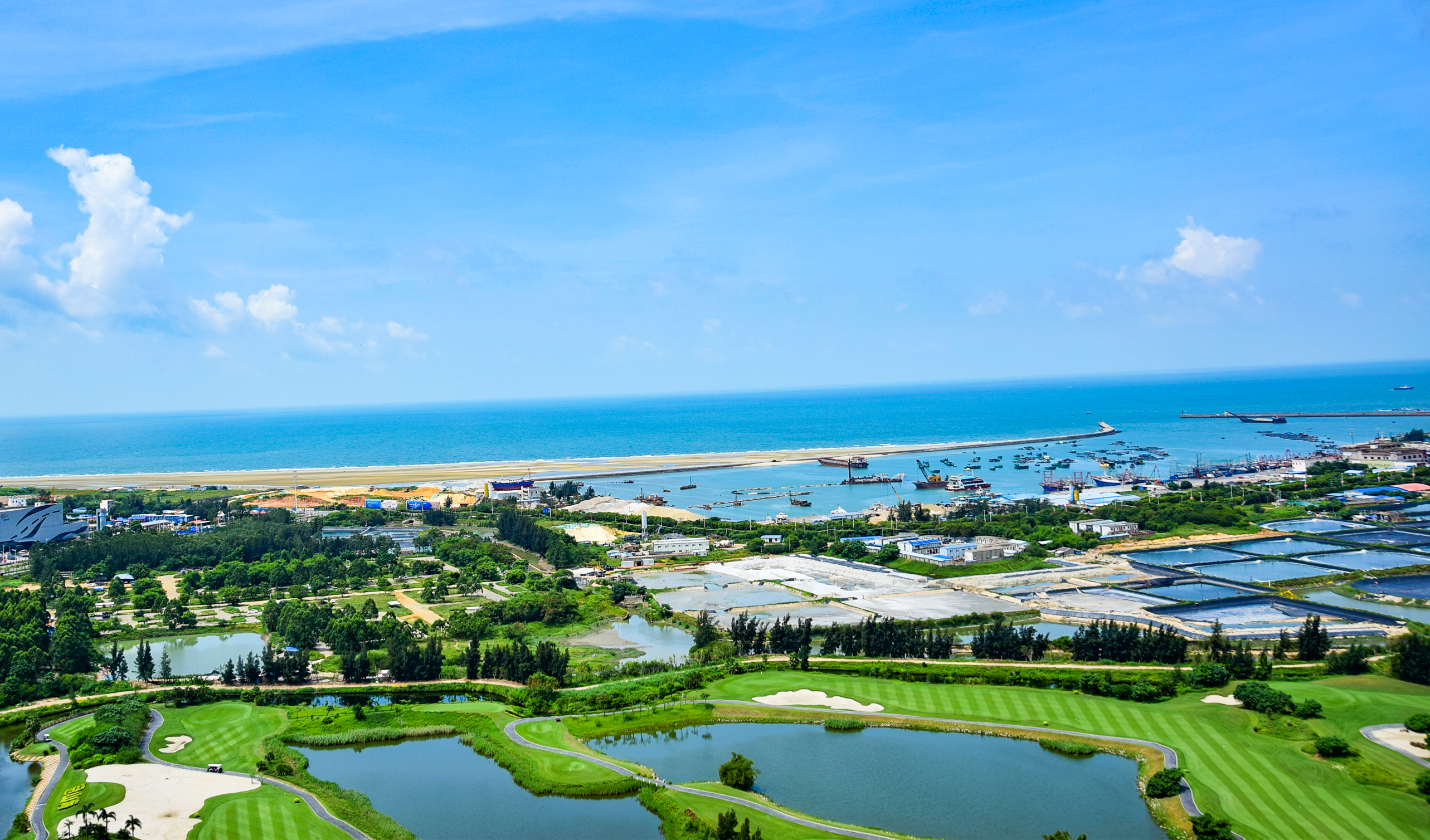 北海观山海高尔夫,北海最美打卡地