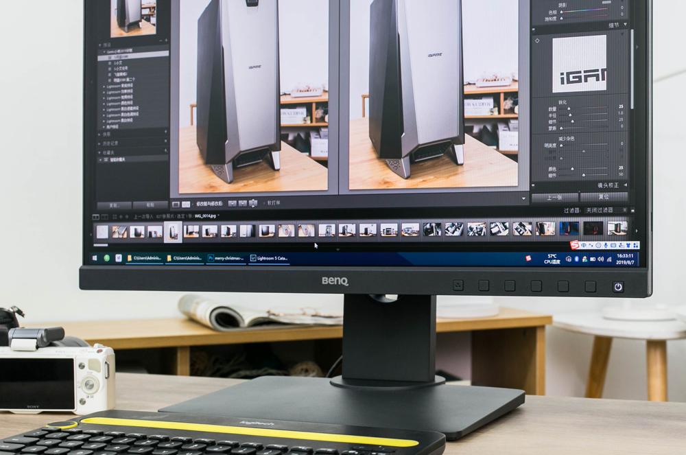 明基sw240的10bit是原生的吗,明基sw240显示器偏绿