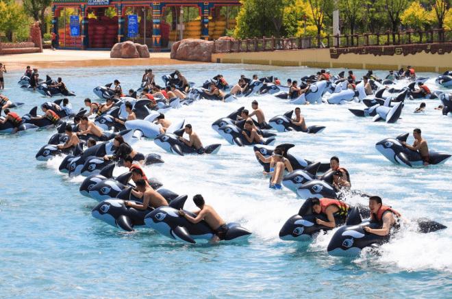 天津玛雅海滩水公园,天津玛雅水上乐园带泳圈