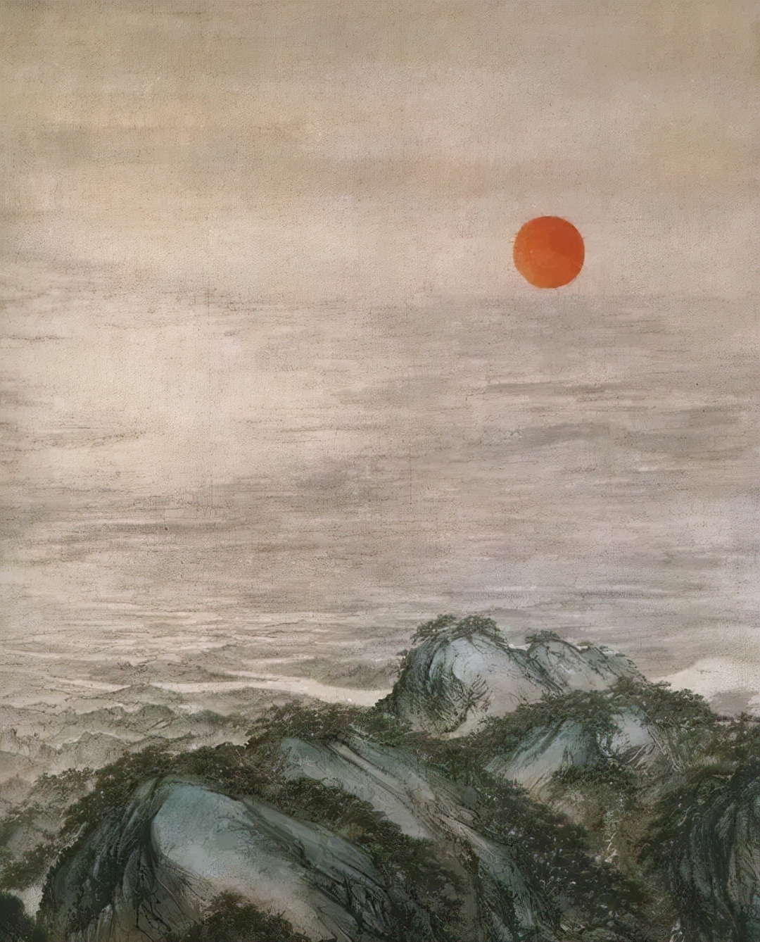 人民大会堂上最大的一幅国画作品——《江山如此多娇》