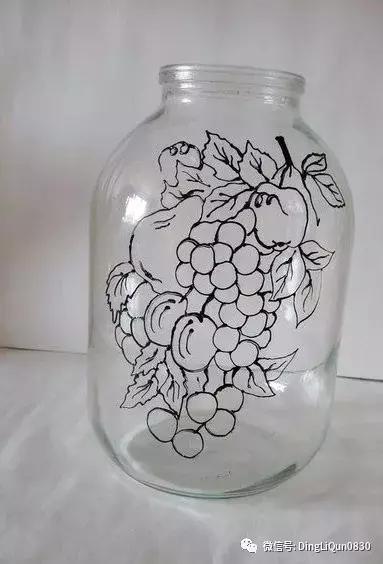 创意diy手工制作玻璃瓶彩绘,玻璃瓶彩绘手工