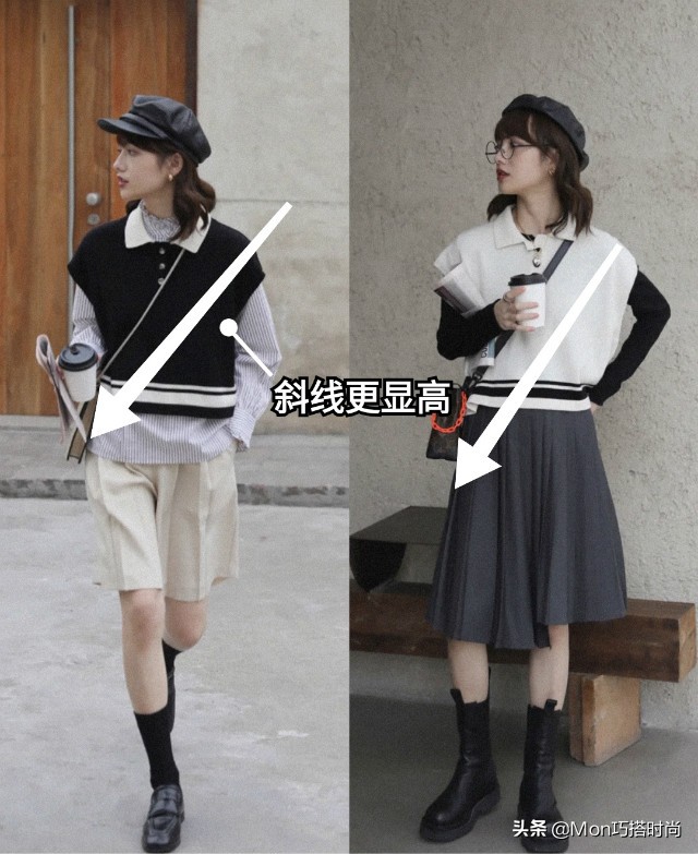 肩宽、脖子短的女生，如何挑选上衣？“一分为二、弱化肩线”就行