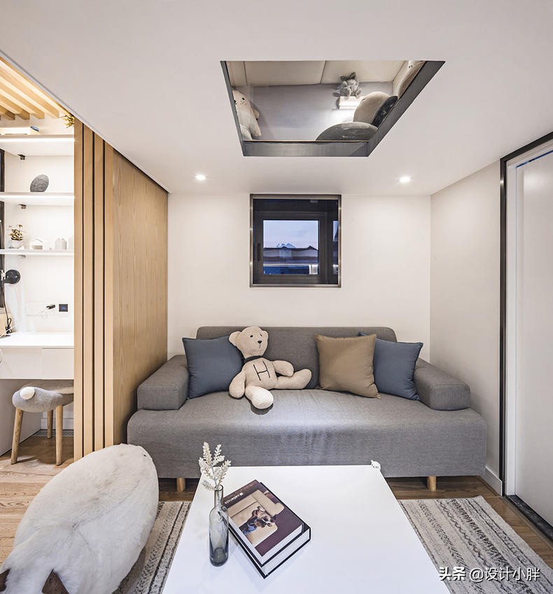 上海不到34㎡的老公房，“翠玲珑”设计，竟容纳祖孙三代五口人