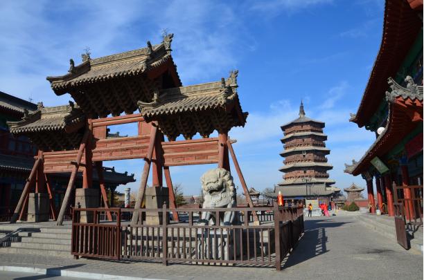 中国第一木塔应县木塔,应县木塔和日本木塔