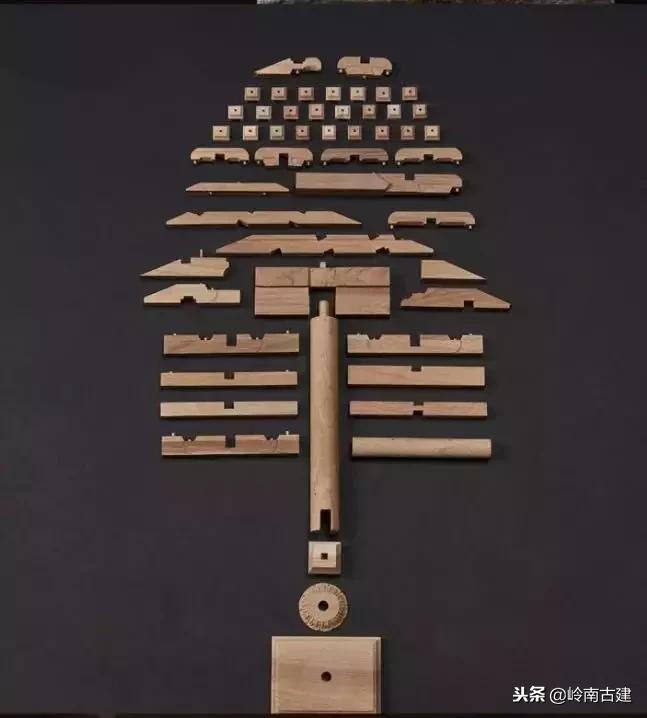 构件斗栱,拆分预制构件