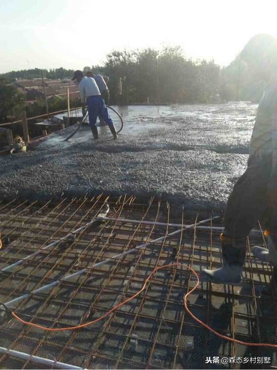 北方农村建房全过程,三层占地150平米,花了50万