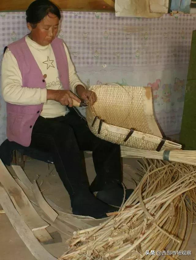 陕北柳编工艺,陕北柳编手艺视频