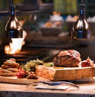 福田丶JW万豪4.5折吃豪华自助餐，20款中西蟹料美食，牛排随便吃