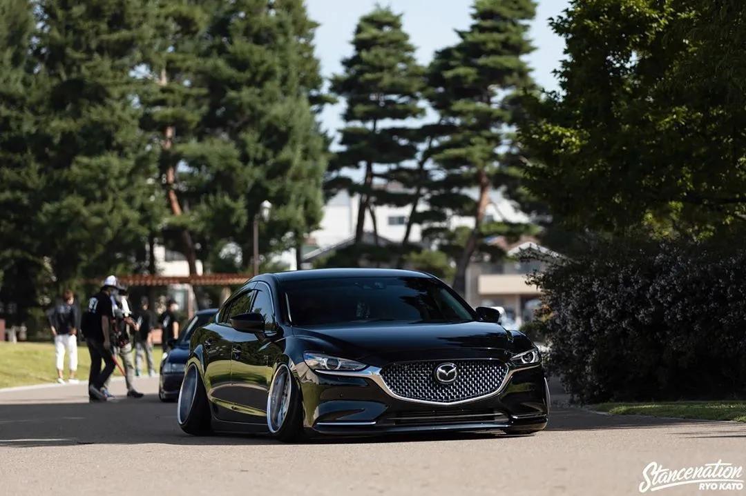 阿特兹轮毂改装案例,马自达阿特兹改装案例