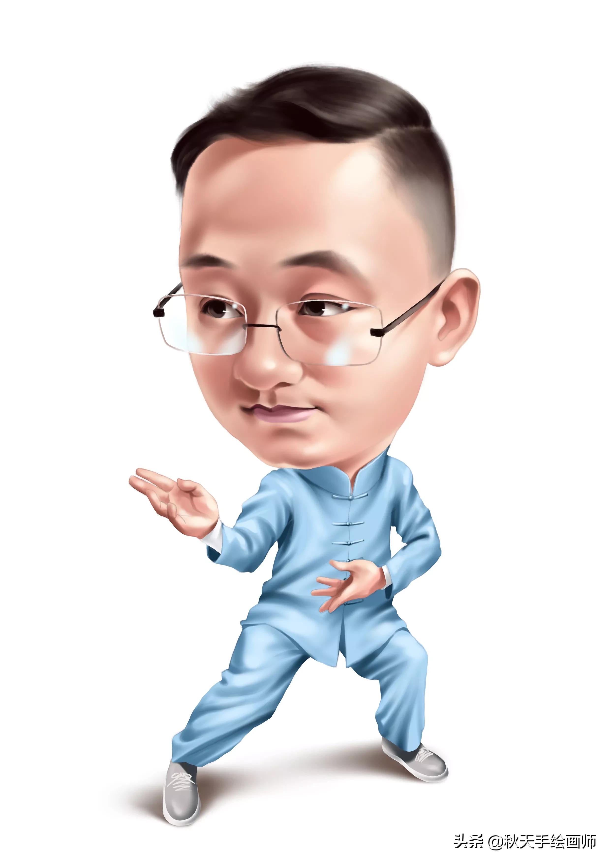 今年流行微信头像卡通男女,手绘商务头像