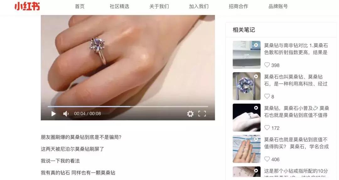 1000块买真钻好还是买莫桑石好,伪渣莫桑钻戒